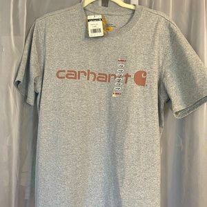 Grey and brown Carhartt t-shirt